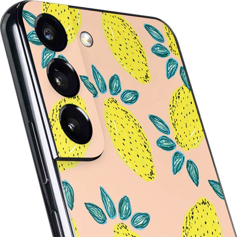 Bouffants and Broken Hearts Lemon Party Galaxy S22 Plus Skin